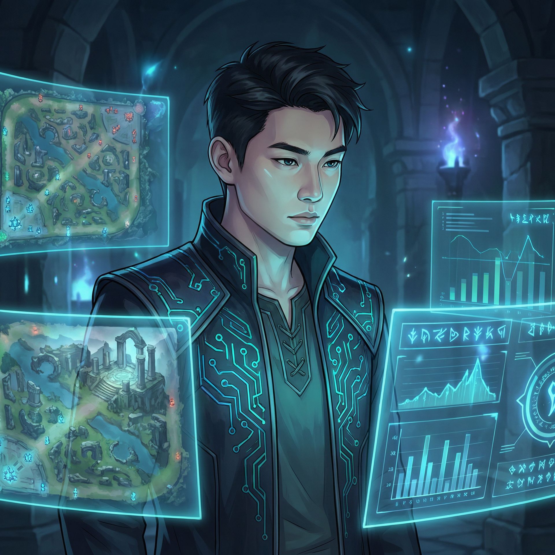 每日大赛游戏战术分析师张浩然